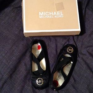 Black Michael Kors size 10 girls shoes